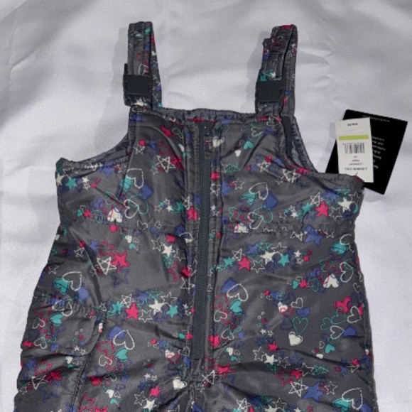 London Fog Girls Classic Snow Bib Ski overalls Snowsuit size Small - Picture 4 of 7